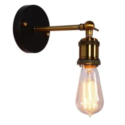 Żelazna lampa ścienna retroKinkiety