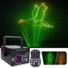 Kolorowe laserowe światło sceniczne - projektor wzorów - z pilotem - RG DMXOświetlenie sceniczne i eventowe