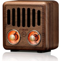 Retro wooden speaker - digital FM radio - BluetoothBluetooth speakers