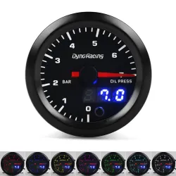 Obrotomierz motocyklowy - podwójny wyświetlacz - manometr oleju - 7 kolorów LED - z silnikiem krokowymNarzędzia