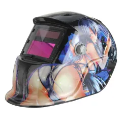 Kask spawalniczy z funkcją automatycznego przyciemniania - Solar - sexy dziewczynaKask Spawalniczy