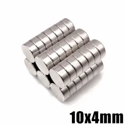 N35 - magnes neodymowy - mocna okrągła tarcza - 10mm * 4mmN35