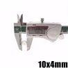 N35 - magnes neodymowy - mocna okrągła tarcza - 10mm * 4mmN35