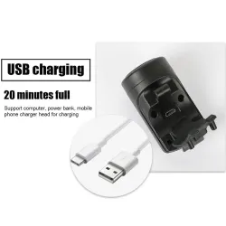 Klakson rowerowy - ładowany przez USB - alarm antykradzieżowyRower