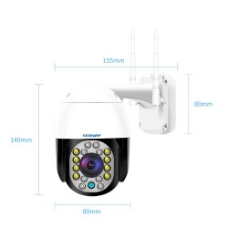 CCTV kamera bezpieczeństwa - noktowizor - zewnętrzna - WiFi - 2MP - PTZ - HD - 1080PBezpieczeństwo
