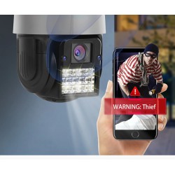 Kamera CCTV bezpieczeństwa - wykrywanie ludzi - automatyczne śledzenie - noktowizor HD - wodoodporna - 1080P - 2MP - PTZ - Wi...