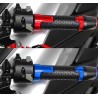 Motorcycle handlebar end - plugs - aluminum - 22mm - 2 piecesHand Grips & End