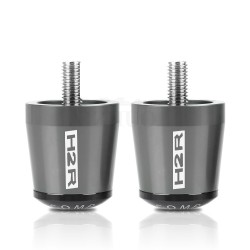 Motorcycle handlebar ends - balanced plugs - aluminum - 22mm - 2 piecesHand Grips & End