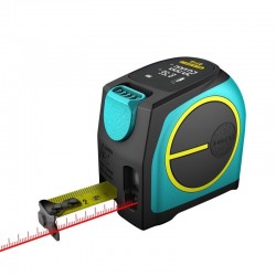 DT10 - dalmierz laserowy 2 w 1 - z cyfrowym wyświetlaczem LCD - taśma mierniczaPrzyrządy pomiarowe