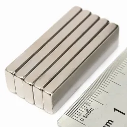 N52 - magnes neodymowy - silny blok - 40 * 10 * 4mm - 5 sztukN52