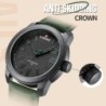 NAVIFORCE - wojskowy zegarek sportowy - kwarcowy - wodoodporny - skórzany pasek - brązowyZegarki