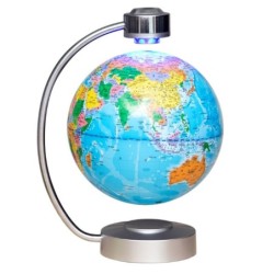 Lewitująca magnetyczna kula ziemska - globus - LEDPosągi & Rzeźby