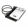 Obudowa zewnętrzna - 2,5 cala SATA HDD - USB 3.0 - aluminiowaExternal HDD case