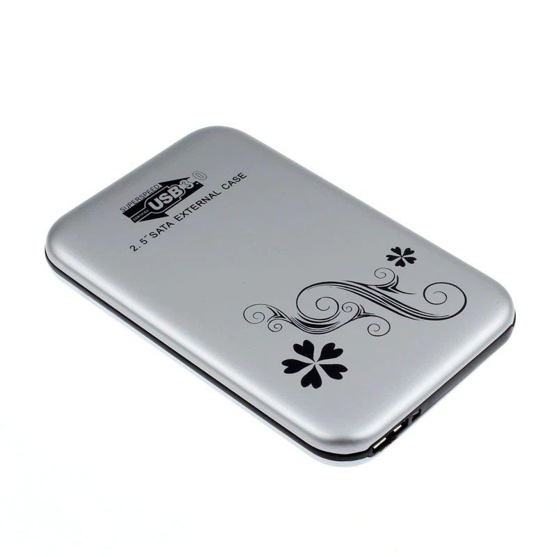 Obudowa zewnętrzna - 2,5 cala SATA HDD - USB 3.0 - aluminiowaExternal HDD case