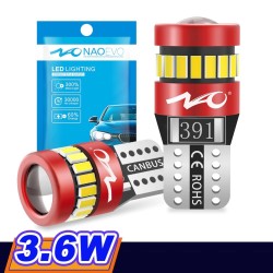 NAO - T10 - W5W - 1.8W - 12V - LED - żarówka samochodowaT10