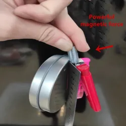 N52 - magnes neodymowy - mocny krążek - 10 mm * 0,5 mm - 100 sztukN52