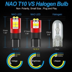 NAO - T10 - W5W - LED - 5W / 6W - żarówka samochodowa - 2 sztukiT10