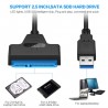 USB 3.0 to SATA 22Pin cable - 2.5 inch SSDHard drives