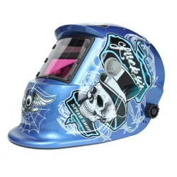 Kask spawalniczy z funkcją automatycznego przyciemniania - Solar - MIG - MMA - Lucky Speed GhostKask Spawalniczy