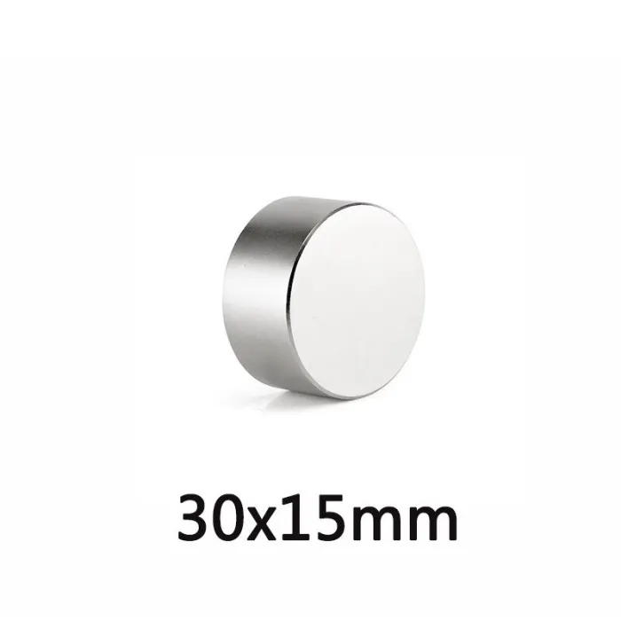N35 - magnes neodymowy - okrągły cylinder - 30mm * 15mmN35