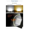 Naświetlacz LED - zewnętrzna lampa robocza - wodoodporna - 20W - 30W - 50W - 220VReflektory