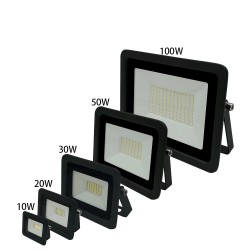 Naświetlacz LED - reflektor zewnętrzny - ultra cienki - wodoodporny - 220V / 110V - 10W - 20W - 30W - 50W - 100WReflektory