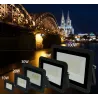 Naświetlacz LED - reflektor zewnętrzny - ultra cienki - wodoodporny - 220V / 110V - 10W - 20W - 30W - 50W - 100WReflektory