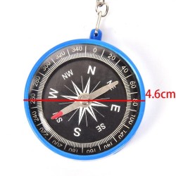 Plastikowy kompas z breloczkiem - narzędzie kempingowe / survivaloweBreloczki Do Kluczy