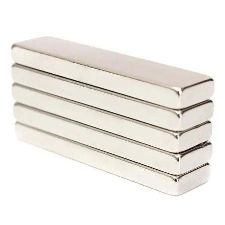 N52 - neodymium magnet - super strong rectangular block - 40mm * 10mm * 4mm - 5 piecesN52