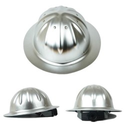 Aluminum alloy safety helmet - full brim - safety workSafety & protection