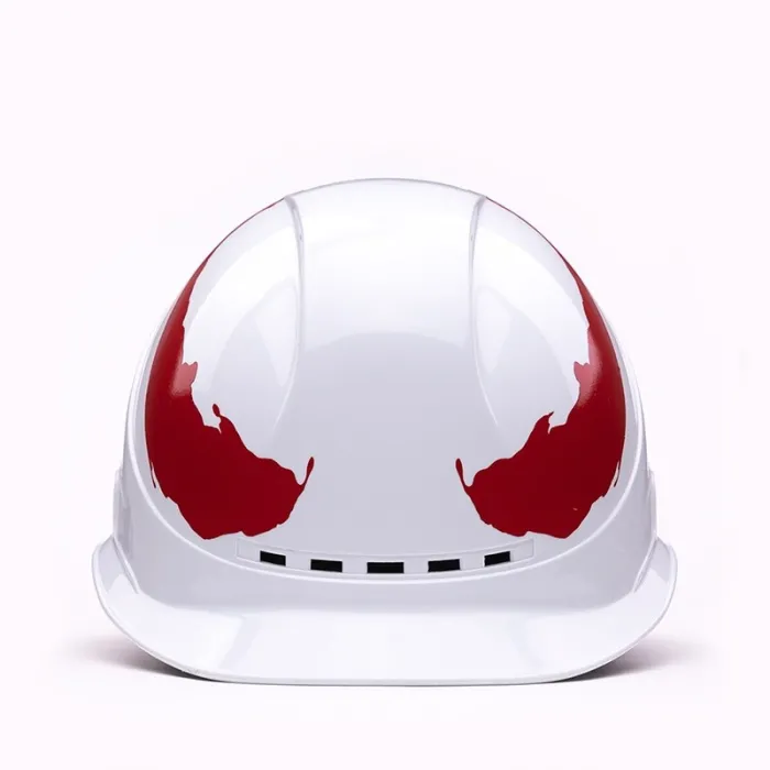 Kask ochronny - oddychający - z taśmą odblaskową - konstrukcja / inżynieria - bezpieczeństwo pracyBezpieczeństwo & ochrona