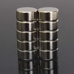 N52 - neodymium magnet - round disc - 10mm * 5mm - 10 piecesN52