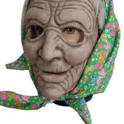 Halloween full face mask - scary hooded grannyMasks
