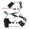Podwójna przednia lampa rowerowa - wodoodporna - USB - 8000LM - 2 X LED T6Światła