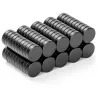 N35 - czarny magnes neodymowy - okrągła tarcza - 10 mm * 4 mmN35
