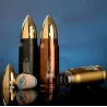 Insulated vacuum flask - drinking bottle - rocket / space shuttle - stainless steelThermos bottles