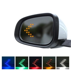 LED mirror turning signal lights - 14 LEDS - arrow shape - 2 piecesTurning lights