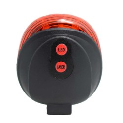 Rowerowe światło laserowa - tylna lampa LED - wodoodpornaŚwiatła