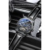 CHENXI - mechaniczny zegarek z tourbillonem - świecący - wodoodporny - skórzany pasekZegarki
