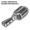 Vintage style microphone - dynamic vocal - with standMicrophones
