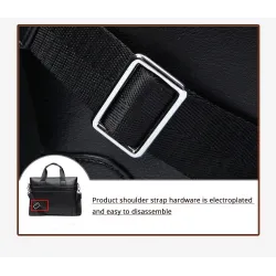 Elegancka torba biznesowa na ramię - skóraTorebki