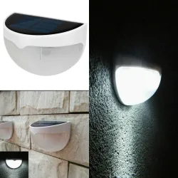 Kinkiet zewnętrzny - lampa solarna - czujnik ruchu - wodoodporny - 6 LEDOświetlenia słonecznego