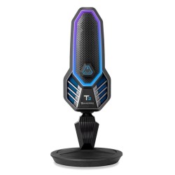 Gamingowy mikrofon pojemnościowy RGB - kardioidalny - ze stojakiem - USBMikrofony