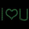 Glow-in-the-dark stars - wall / ceiling stickers - 3cm - 50 piecesDecoration
