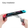 Protective cover case - with 2 screen protector - for Nintendo Switch Joycon ConsoleSwitch