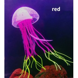 Świecąca silikonowa meduza - ozdoba akwariumDekoracje