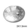 N52 - neodymium magnet - strong disc - 3 * 1.5mm - 20 piecesN52