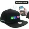 Świecąca czapka z daszkiem LED - sterowanie przez BluetoothCzapki & Kapelusze