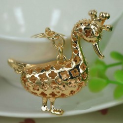 Crystal black duck - keyringKeyrings