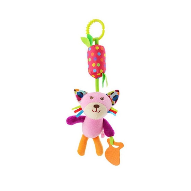 Baby's rattle - hanging plush toyBaby